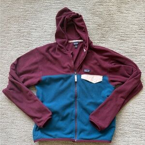 Patagonia micro fleece snap jacket